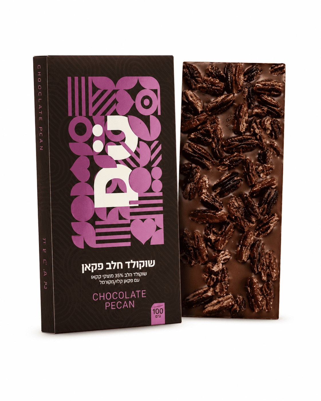 שוקולד חלב פרימיום- פקאן קראנץ'
